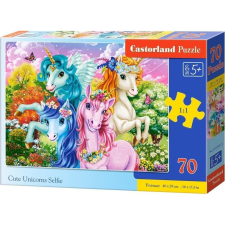 Castorland 70 Db-Os Puzzle - Unikornis Szelfi (B-070213) (5904438070213) puzzle, kirakós