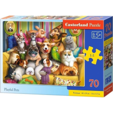 Castorland B-070176 70 db Puzzle - Játékos Kiskedvencek (GXP-872313) puzzle, kirakós