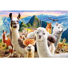 Castorland Castorland puzzle - Selfie láma Machu Picchu 1000 darabos puzzle, kirakós