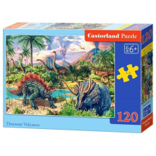 Castorland Dinoszauruszok és vulkánok 120 db-os (B-13234) puzzle, kirakós