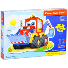 Castorland Maxi Puzzle - Markoló autó 12 db-os (B-120024) puzzle, kirakós