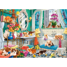 Castorland őrült kisállatfürdő puzzle - 100 darabos puzzle, kirakós