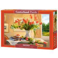  Castorland virágcsendélet puzzle 3000 darab puzzle, kirakós
