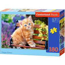 Castorland Vörös cica puzzle 180db-os (B-018178) (018178) puzzle, kirakós
