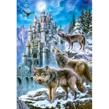 Castorland Wolves and Castle 1500 pcs Kirakós játék 1500 db Állatvilág (151141) puzzle, kirakós