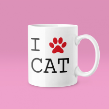 CAT I Love Cat bögre bögrék, csészék