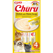 CAT Inaba Cat Churu püré macskáknak (csirke-sajt) 4 x 4darab macskatál