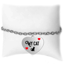 CAT Love my Cat karkötő, választható több formában és színben karkötő