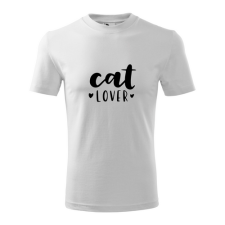  Cat Lover feliratos póló ajándéktárgy