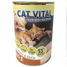 Cat Vital konzerv kacsa+pulyka 415gr macskaeledel