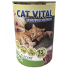  Cat Vital konzerv nyúl+szív 415gr