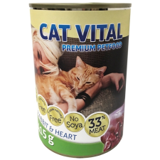 Cat Vital Rabbit & Heart (nyúl-szív) 415 g macskaeledel