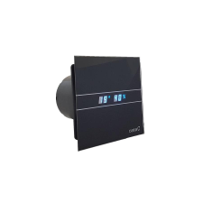 Cata Fürdőszoba ventilátor CATA E-100MTH BK időzítővel és páraérzékelővel Fekete színű ventilátor