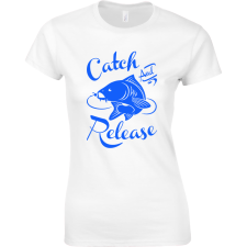  "Catch and release" horgász póló ajándéktárgy