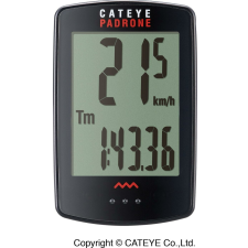 Cateye computer padrone 7funk wireless óriás kijelző fekete kerékpáros kerékpár és kerékpáros felszerelés