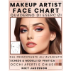 Cathrinemell Publishing Makeup Artist Face Chart Quaderno di esercizi | Niky Jadesson