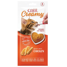 Catit Creamy | Jutalomfalat krém | Csirke - 4x10g jutalomfalat macskáknak