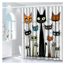  CATS poliészter zuhanyfüggöny RK640762 lakástextília