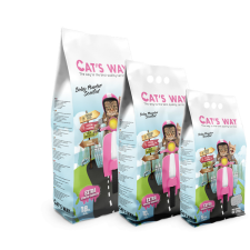 Cats Way Macskaalom 10L Baby Púder illat macskaalom