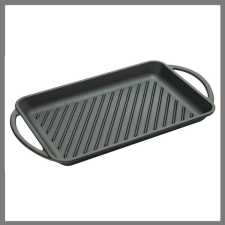 Cattara Grill serpenyő fogantyúval öntöttvas 33x21,5cm 13062 edény