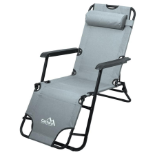CATTARA Összecsukható nyugágy/fotel COMFORT szürke kerti bútor