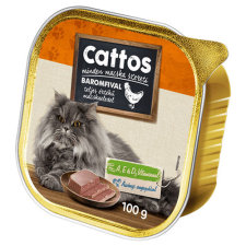  Cattos Alutálkás nedves macskaeledel baromfival 100g macskaeledel