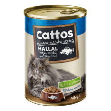 CATTOS Cattos nedves macskaeledel 415g Hal macskaeledel