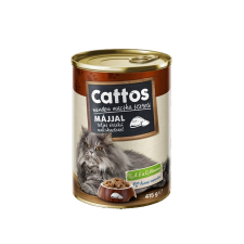 CATTOS Cattos nedves macskaeledel máj - 415g macskaeledel