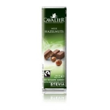 Cavalier tejcsokoládé steviával, 40 g - törtmogyorós csokoládé és édesség