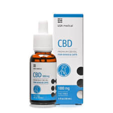 CBD olaj kutyáknak 1000 mg CBD / 30 ml vitamin, táplálékkiegészítő kutyáknak