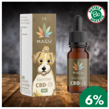 CBD olaj kutyáknak 30 kg alatt, 6%, BIO, Magu CBD vitamin, táplálékkiegészítő kutyáknak