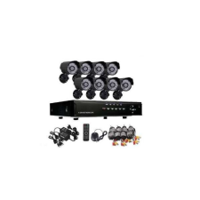 CCTV 8 Kamerás megfigyelőrendszer megfigyelő kamera
