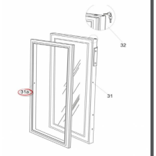  CD350 italhűtőhöz ajtószigetelés beépíthető gépek kiegészítői