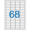 CDC UK Ltd. A4 Etikett, univerzális, 48,5x16,9 mm, VICTORIA, 6800 etikett/csomag