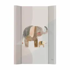 Ceba Baby CEBA két peremmel, puha, Elephant Family 50 × 70 cm pelenkázó matrac