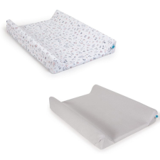 Ceba Baby Ceba pelenkázólap huzat pamut (50x70-80) 2db/csomag világosszürke madár pelenkázó matrac