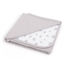 Ceba Baby Pamut Babapléd 90x100 cm - Light Grey - Grey Star babaágynemű, babapléd