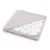 Ceba Baby Pamut Babapléd 90x100 cm - Light Grey - Grey Star