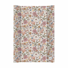 CEBA BABY Pelenkázó alátét 2-szegélyes merev lappal (50x70) Basic Garden pelenkázó matrac