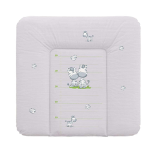Ceba Baby puha pelenkázó lap 75*72 cm - szürke zebra pelenkázó matrac