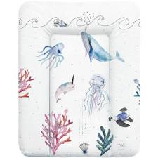 CEBA Pelenkázó alátét komódra, 70 × 50 cm, Watercolor World Ocean pelenkázó matrac