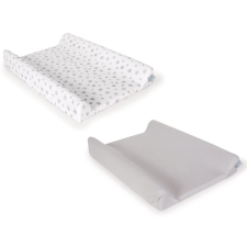  Ceba pelenkázólap huzat pamut (50x70-80) 2db/csomag világosszürke szürke csillagos babaágynemű, babapléd