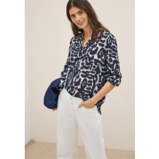 Cecil női blúz - jeges tónusú, levél mintázattal, gombos elülső 345986-36831 blúz