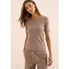 Cecil női póló, barna, klasszikus kialakítás 317516-17188 női póló
