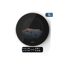 Cecotec Mini ruhaszárító, Cecotec, Bolero DressCode Dry 3400V, 3 kg, fehér mosógép és szárító