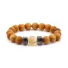  Cédrusfa Solar Plexus Chakra Karkötő Citrinnel