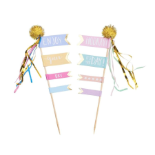 CELEBRATION CELEBRATION torta dekoráció, Enjoy party kellék