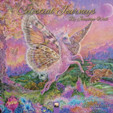 Celestial Journeys by Josephine Wall Wall Calendar 2025 (Art Calendar) naptár, kalendárium