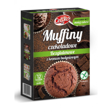 Celiko muffin lisztkeverék étcsokoládé darabokkal és pudinggal 310 g reform élelmiszer