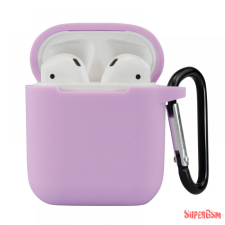 CELLECT Airpods 1,2 szilikon tok, Világos lila, 2.5mm fülhallgató, fejhallgató tok